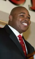 Head men's basketball coach Sidney Lowe