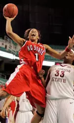 Sophomore forward Khadijah Whittington.