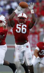 Senior linebacker Nate Irving