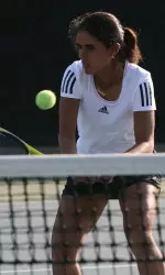 Bhambri picked up two wins on her first day at the ITA All-American to keep her qualifying hopes alive.