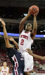 Lorenzo Brown leads the team in points (12.6) and minutes (31.4).