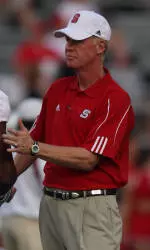 NC State head coach Tom O'Brien