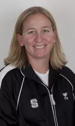 Wolfpack head diving coach Jenny Keim Johansen
