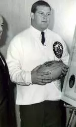 All-America defensive tackle Dennis Byrd in 1967