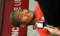 Freshman offensive lineman Rob Crisp.