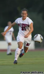 Ariela Schreibeis assisted on the game winner over Clemson