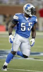 Stephen Tulloch has helped Detroit to the first 5-0 start since 1956.