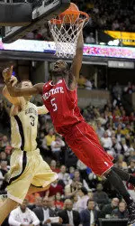 Leslie shot 7-of-13 from the field to notch 19 points