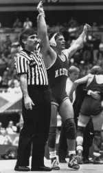Scott Turner won the 150-pound NCAA title as a senior in 1988.