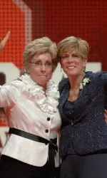 Debbie Yow at NC State's Hall of Fame ceremony.