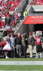 At a ceremony in Fan Zone prior to the NC State vs. Virginia football game, Mr. Norman Coley from Conover learned that his bid was the highest accepted.