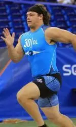 Markus Kuhn at the NFL Combine.