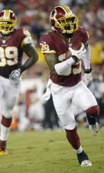 David Amerson returned an INT 45 yards for a score earlier this season.