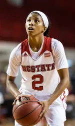 Junior point guard Len'Nique Brown collected a game and career high 11 rebounds Monday