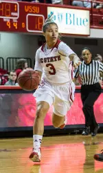 Freshman Miah Spencer scored a career high 14 points on 5-6 shooting Tuesday night