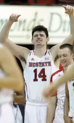 Jordan Vandenberg scored a career-high 18 points on Saturday, including 16 in the second half