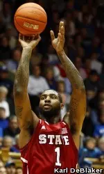 Richard Howell puts up a shot.