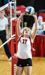 Sophomore setter Tanna Aljoe