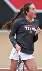 Sophie Nelson won her match, 6-1, 6-1 on Sunday