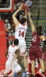 Jordan Vandenberg tied his career high with 11 rebounds at Notre Dame.