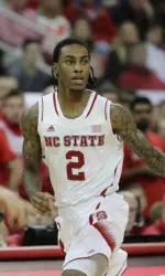 Anthony 'Cat' Barber scored 13 points to go along with four assists and three rebounds on Monday for the Wolfpack.