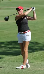 Augusta James leads NC State with a 71.83 scoring average this season.