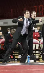 Pack head coach Pat Popolizio