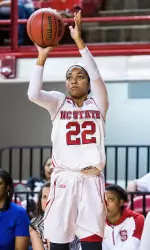 Dominique Wilson has scored 10+ points 10 times this season