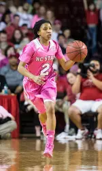 Junior guard Len'Nique Brown leads the team with 119 assists this season