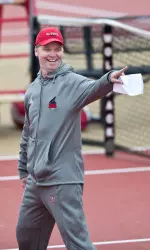 Hans Olsen and the Wolfpack women's tennis team will host Charleston Southern on Saturday as part of Abilities Tennis Day at NC State.