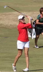 Augusta James (-5) tied for fourth among 126 players at the NCAA East Regional.