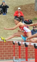Alexis Perry finished in first-place in the 100m hurdles and the long jump on Friday at the Wolfpack Last Chance Qualifier