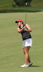 Ana Menendez and the NC State women's golf team are playing in the NCAA Women's Golf Championship this week in Tulsa, Okla.