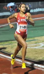 Ryanna Henderson advanced to the quarterfinals of the women's 1,500m on Thursday with a personal-best time of 4:19.98.