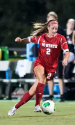 Junior defender Dayna Tomayko