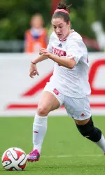 Jessica Baity recorded two shots during Sunday's match