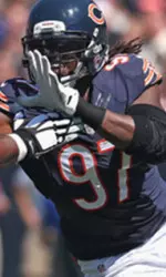 Willie Young currently leads the NFL in sacks with 4 in three games.