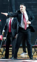 Pack head coach Pat Popolizio