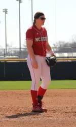 Senior pitcher Emily Weiman