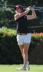 Rachael Taylor was just 1-over par before weather prematurely ended the first round at the NCAA Women's Golf Championship.