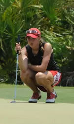 Cecily Overbey led NC State with a 79 in the second round of the 2015 NCAA Women's Golf Championship in Florida.