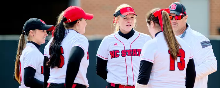 Infield Huddle with Coach Rychcik