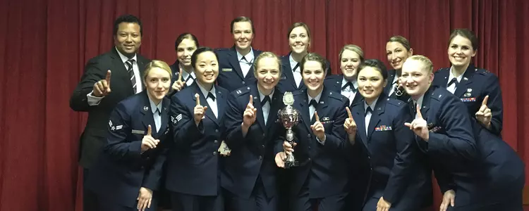 Nicki Holmes with USAF Team FPP