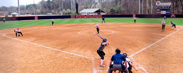 Overview of field from behind the plate