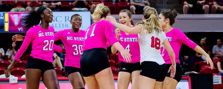 Pink Uni Team Huddle FPP