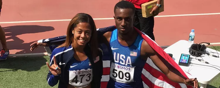 Gabriele Cunningham & Cravont Charleston - Pan Am Juniors