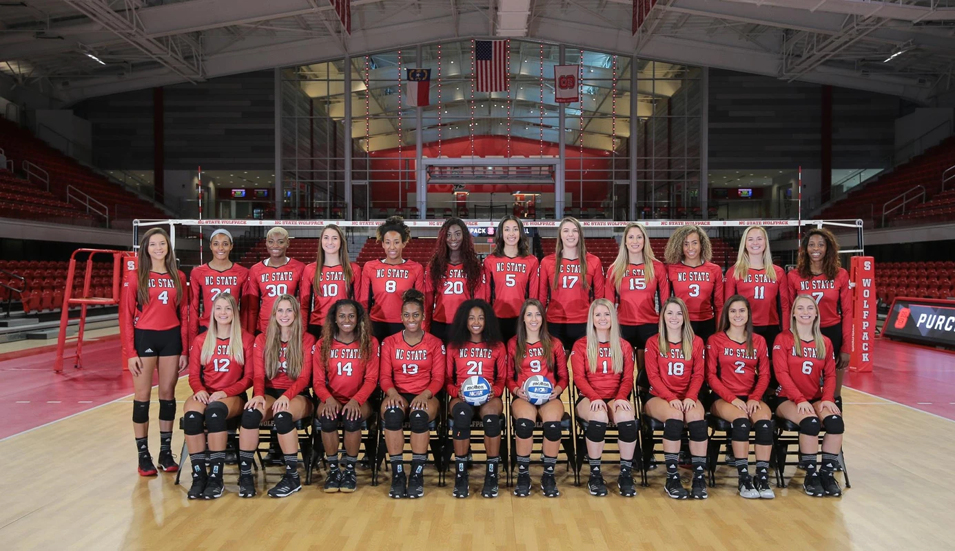 2017 Volleyball Team Pic on Court