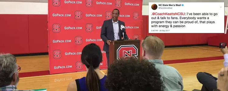 Coach Keatts Media Day 2017