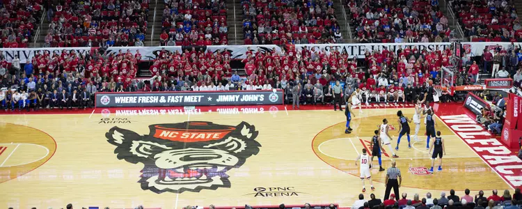 PNC Arena Overview at Duke Game