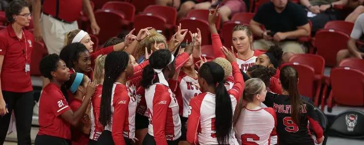 Team Huddle with Wolf Sign FPP